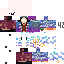 Minecraft skin texture, 64x64 pixels