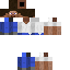 Minecraft skin texture, 64x64 pixels