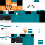 Minecraft skin texture, 64x64 pixels