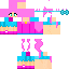 Minecraft skin texture, 64x64 pixels