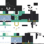 Minecraft skin texture, 64x64 pixels