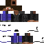 Minecraft skin texture, 64x64 pixels