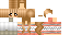 Minecraft skin texture, 64x32 legacy pixels