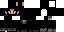 Minecraft skin texture, 64x32 legacy pixels