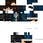 Minecraft skin texture, 64x64 pixels