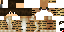 Minecraft skin texture, 64x32 legacy pixels