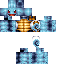 Minecraft skin texture, 64x64 pixels