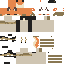 Minecraft skin texture, 64x64 pixels
