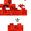 Minecraft skin texture, 64x64 pixels