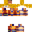 Minecraft skin texture, 64x64 pixels