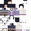 Minecraft skin texture, 64x64 pixels