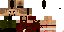 Minecraft skin texture, 64x32 legacy pixels