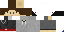 Minecraft skin texture, 64x32 legacy pixels
