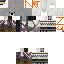 Minecraft skin texture, 64x64 pixels