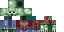 Minecraft skin texture, 64x32 legacy pixels