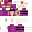 Minecraft skin texture, 64x64 pixels