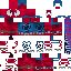 Minecraft skin texture, 64x64 pixels