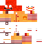 Minecraft skin texture, 64x64 pixels