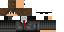 Minecraft skin texture, 64x32 legacy pixels