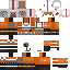 Minecraft skin texture, 64x64 pixels
