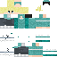 Minecraft skin texture, 64x64 pixels