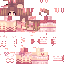 Minecraft skin texture, 64x64 pixels