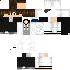 Minecraft skin texture, 64x64 pixels