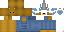 Minecraft skin texture, 64x32 legacy pixels