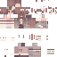 Red Minecraft skin texture, 64x64 pixels