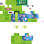 Minecraft skin texture, 64x64 pixels