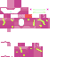 Minecraft skin texture, 64x64 pixels