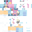 Minecraft skin texture, 64x64 pixels