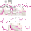 Minecraft skin texture, 64x64 pixels