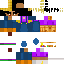 Minecraft skin texture, 64x64 pixels