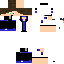 Minecraft skin texture, 64x64 pixels