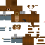 Minecraft skin texture, 64x64 pixels