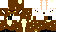 Minecraft skin texture, 64x32 legacy pixels