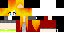 Minecraft skin texture, 64x32 legacy pixels