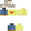 Minecraft skin texture, 64x64 pixels