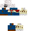 Minecraft skin texture, 64x64 pixels