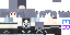 Minecraft skin texture, 64x32 legacy pixels