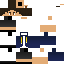 Minecraft skin texture, 64x64 pixels
