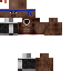 Minecraft skin texture, 64x64 pixels