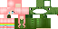 Minecraft skin texture, 64x32 legacy pixels