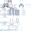 Gray blue Minecraft skin texture, 64x64 pixels