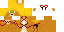 Minecraft skin texture, 64x32 legacy pixels