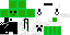 Minecraft skin texture, 64x32 legacy pixels