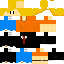 Minecraft skin texture, 64x64 pixels