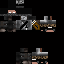 Minecraft skin texture, 64x64 pixels