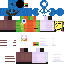Minecraft skin texture, 64x64 pixels